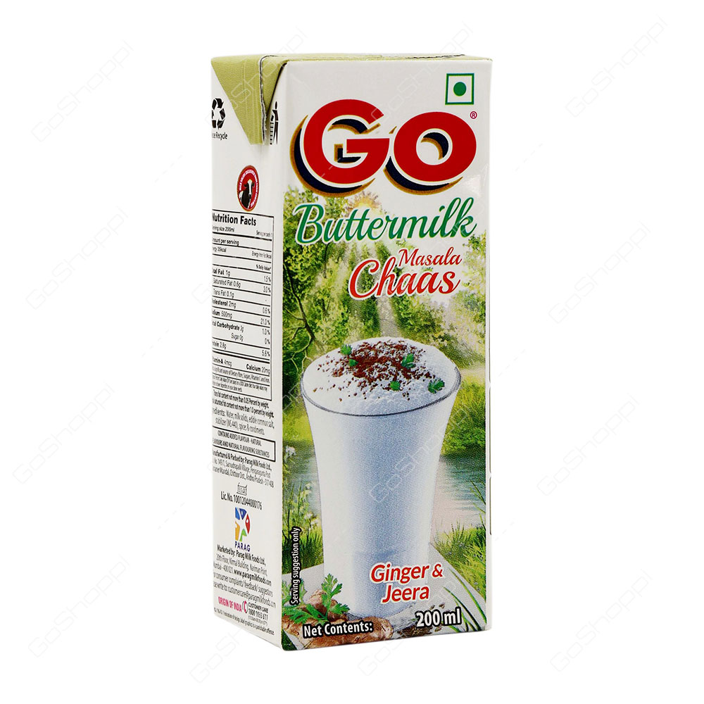 Go Buttermilk Masala Chaas 200 ml