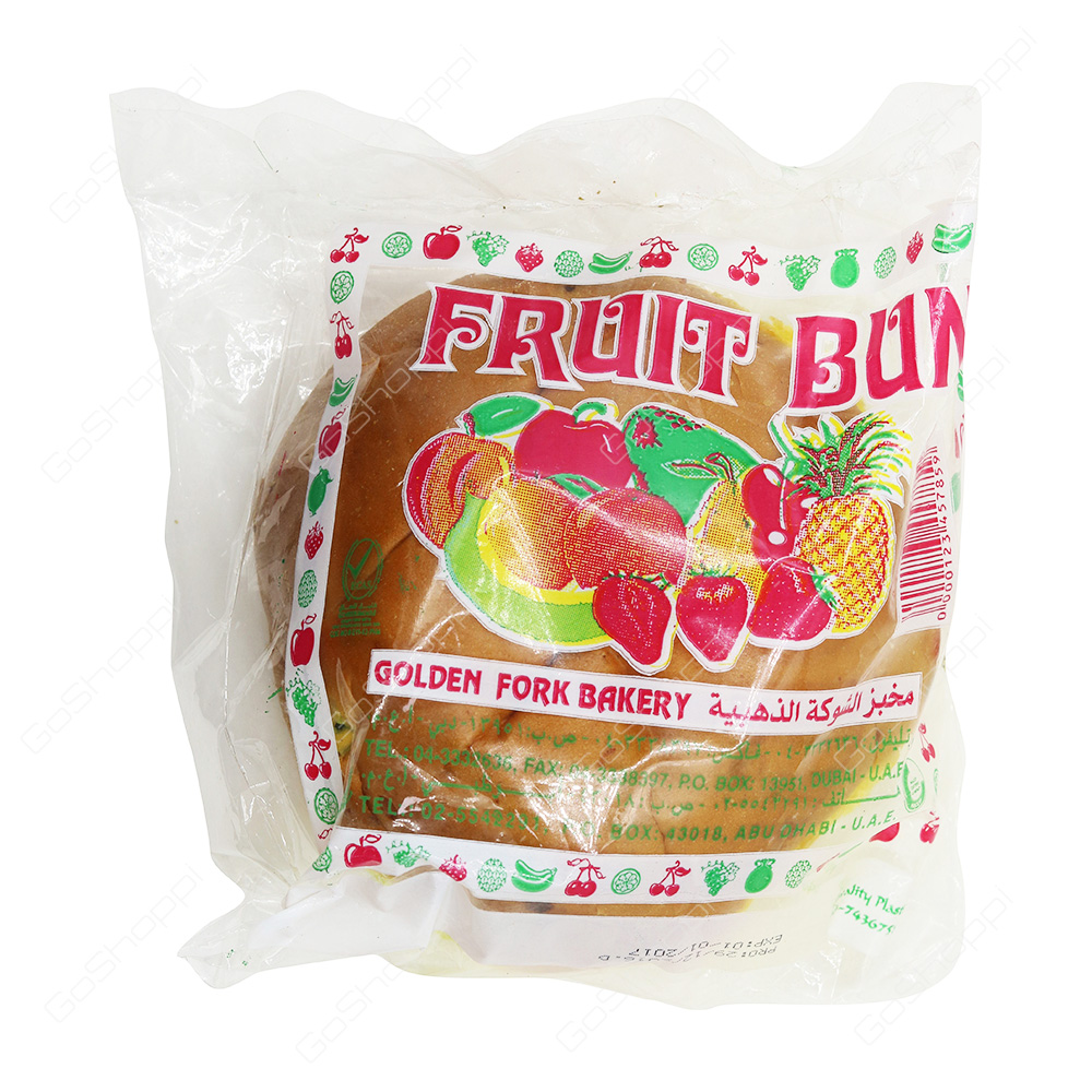 Golden Fork Fruit Bun 1 pcs