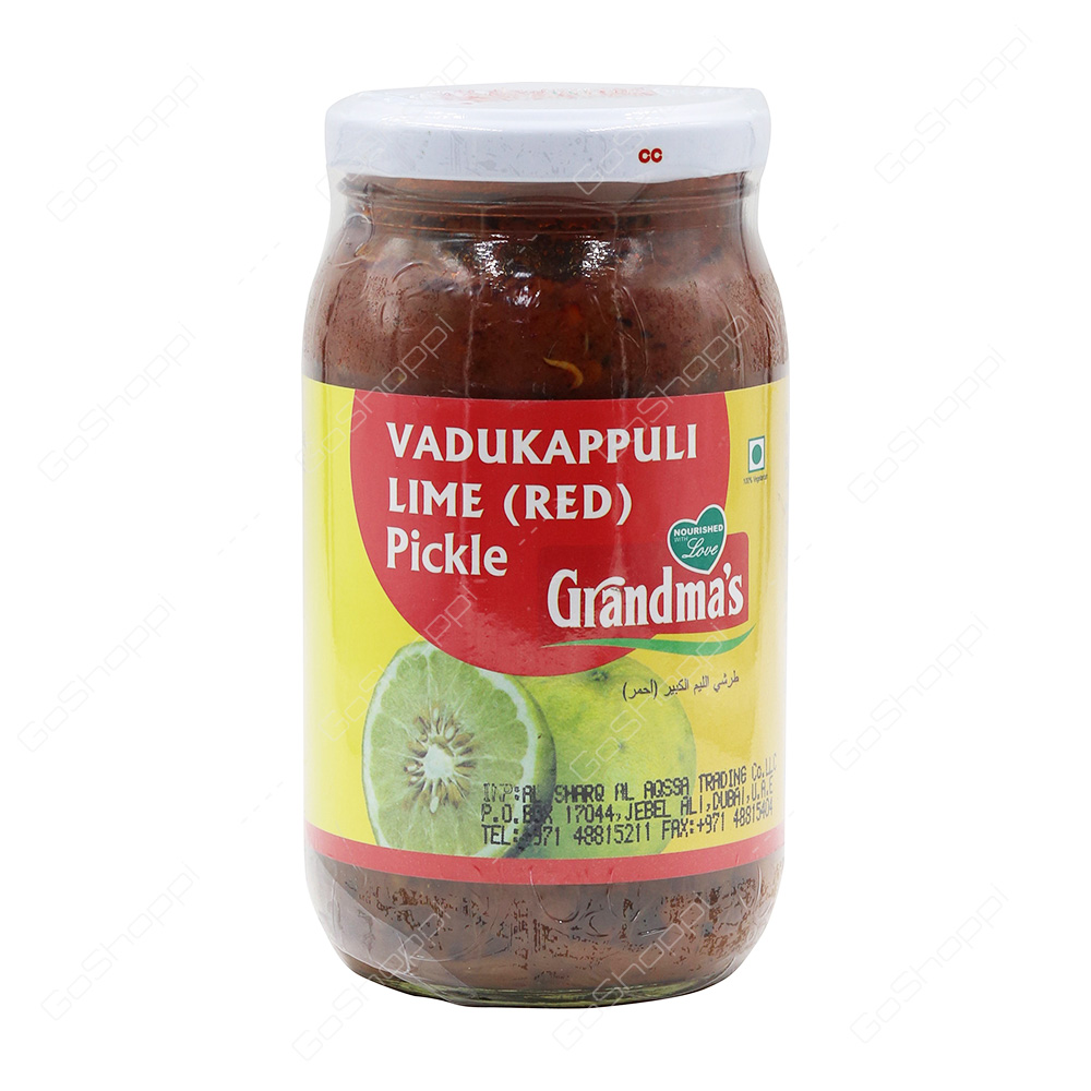 Grandmas Vadukappuli Lime Pickle Red 400 g