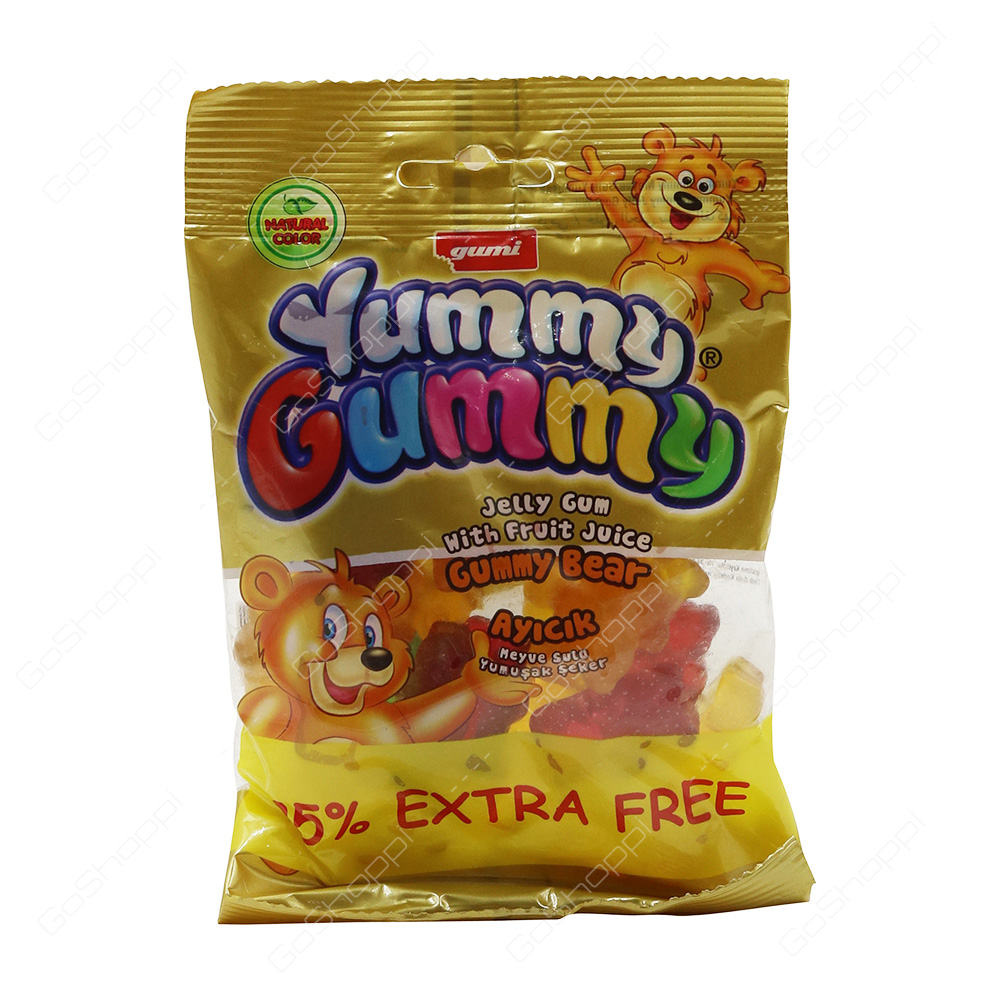 Gumi Yummy Gummy Jelly Gum Gummy Bear  125 g