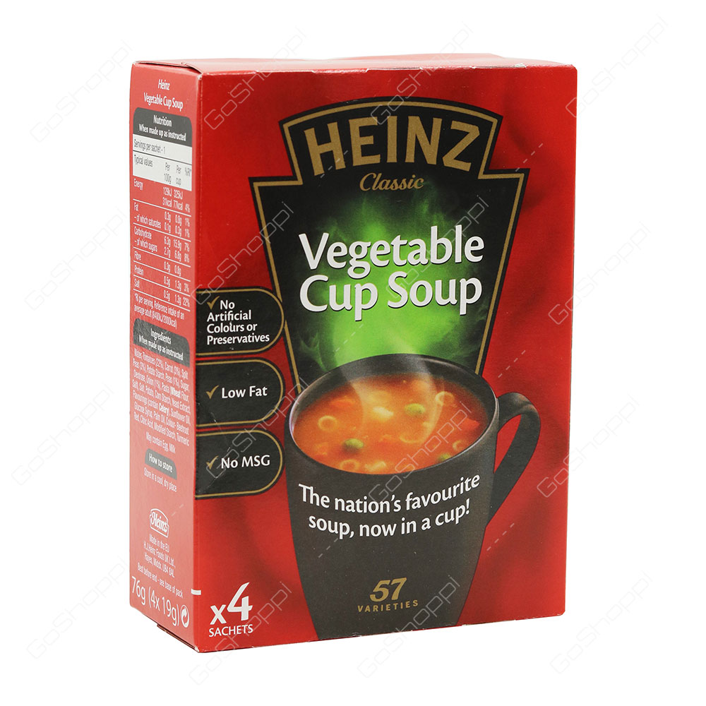 Heinz Vegetable Cup Soup 4 Sachets