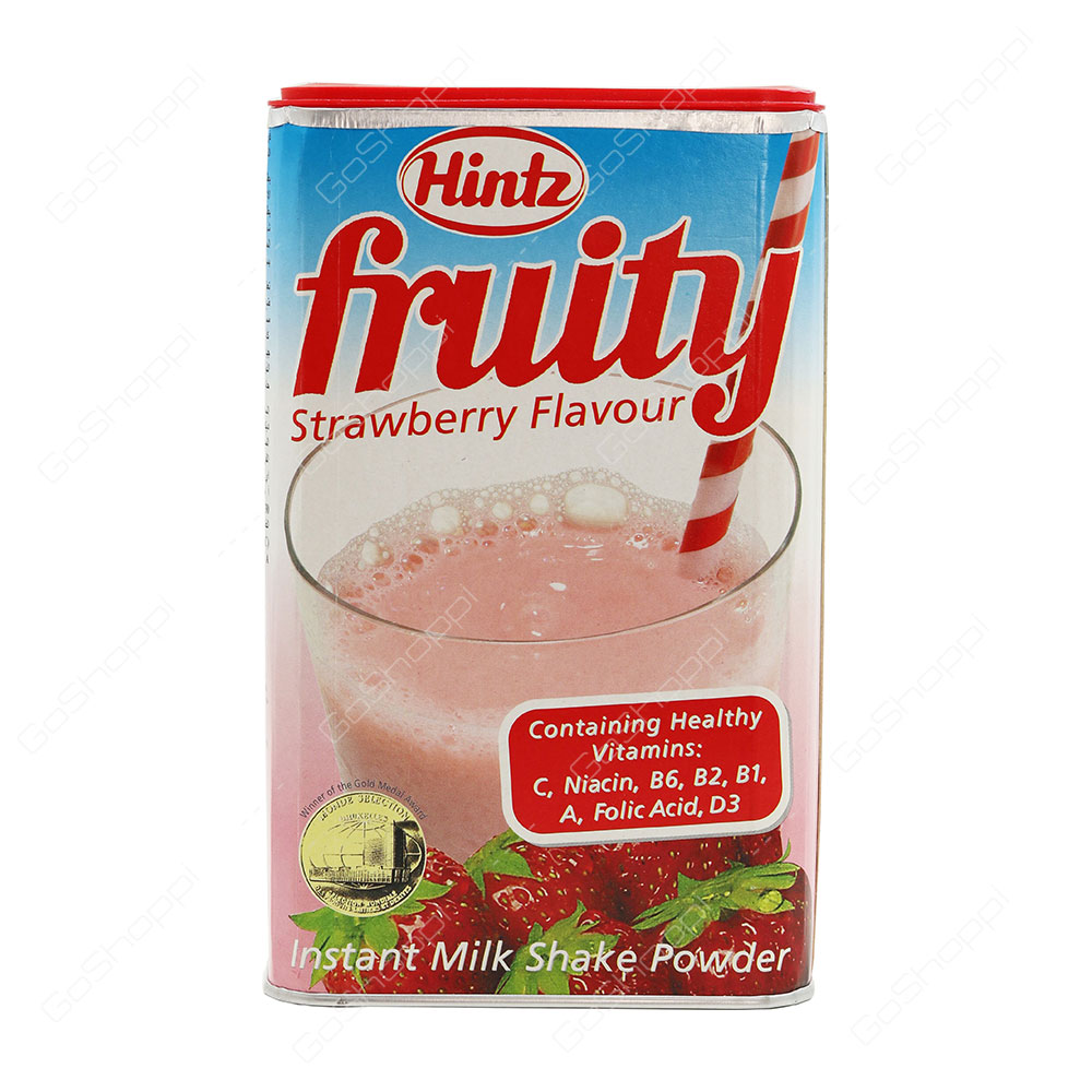 Hintz Fruity Strawberry Flavour Instant Milk Shake Powder 400 g