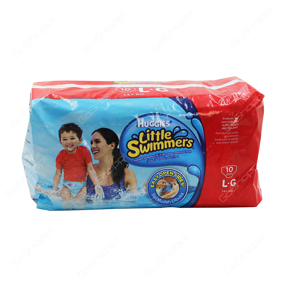 Huggies Little Swimmers L G 14 Plus Kg 10 Count