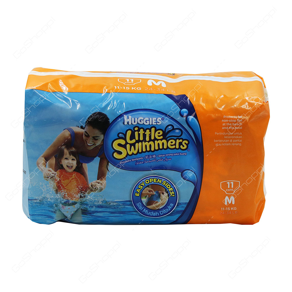 Huggies Little Swimmers M 11 To 15 Kg 11 Count