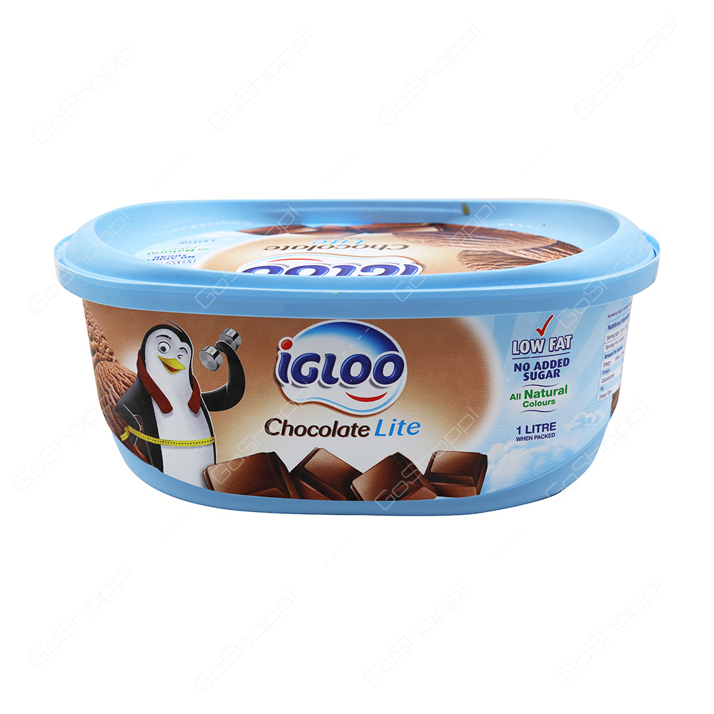 Igloo Chocolate Lite Icecream 1 l