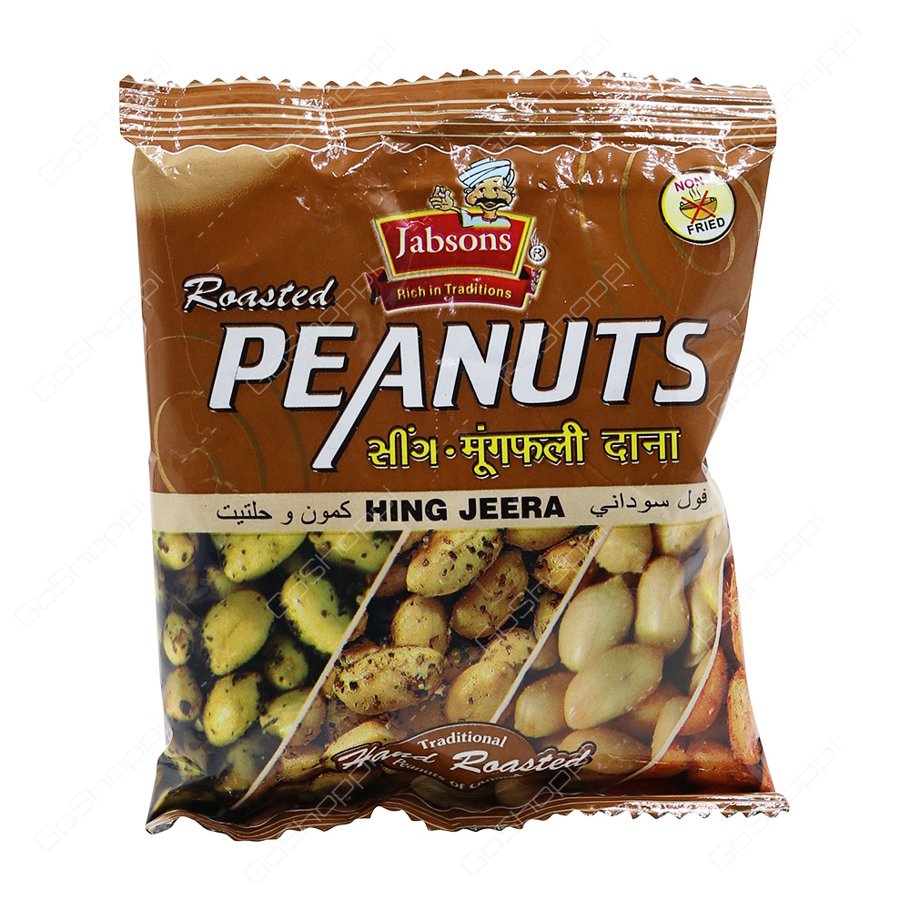 Jabsons Roasted Peanuts Hing Jeera 60 g