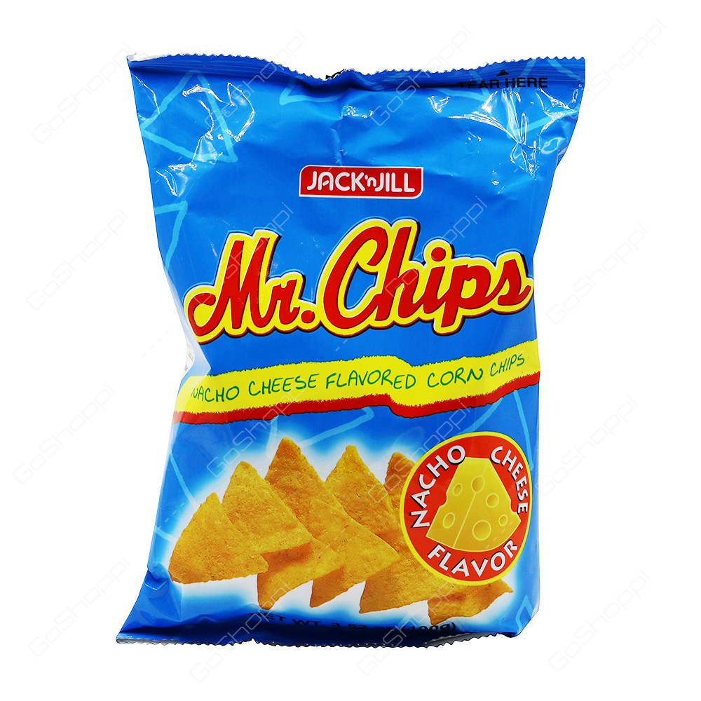 Jack n Jill Mr Chips Nacho Cheese Corn Chips 100 g