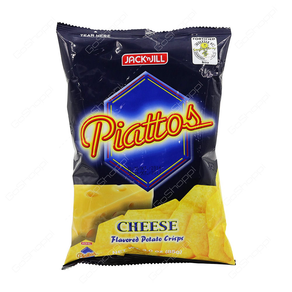 Jack n Jill Piattos Cheese Flavoured Potato Crisps 85 g