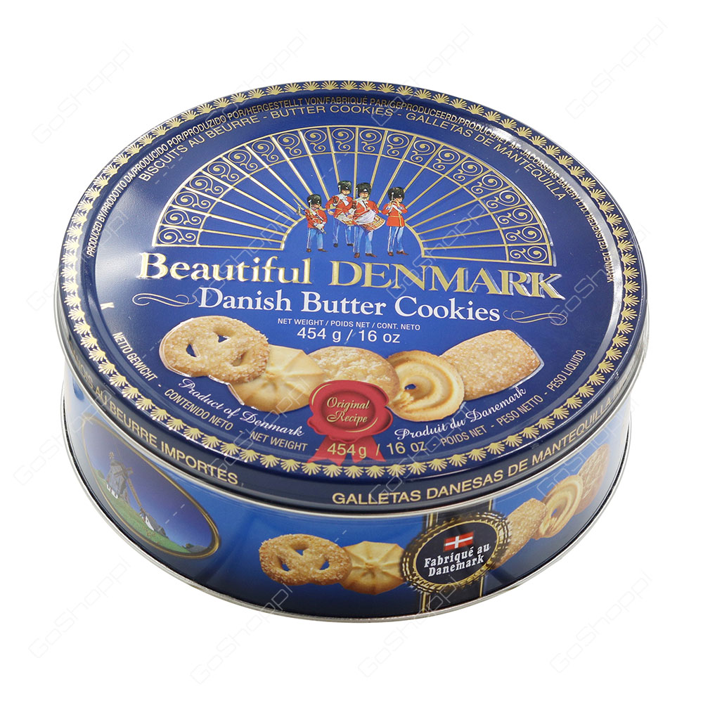 Jacobsens Beautiful Denmark Danish Butter Cookies 454 G - Buy Online