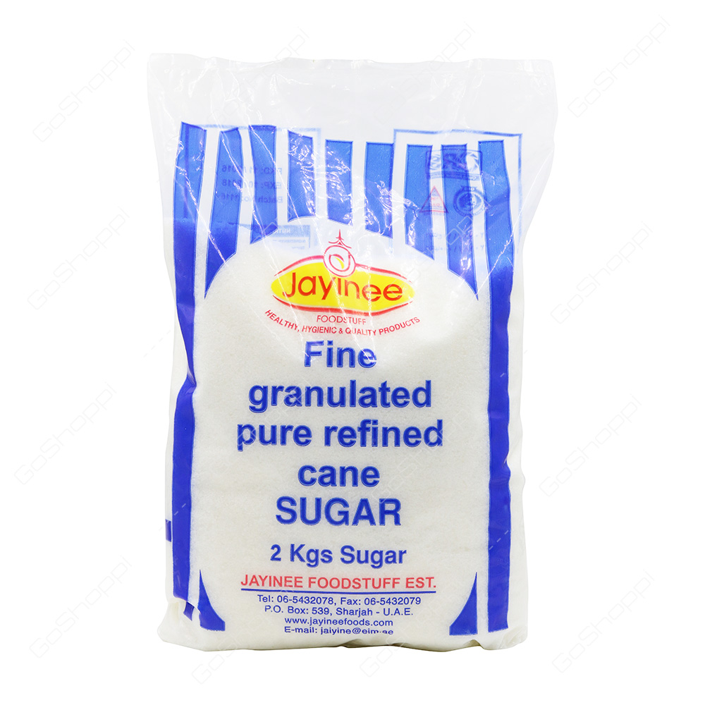 Jayinee Fine Granulated Pure Refined Cane Sugar 2 kg