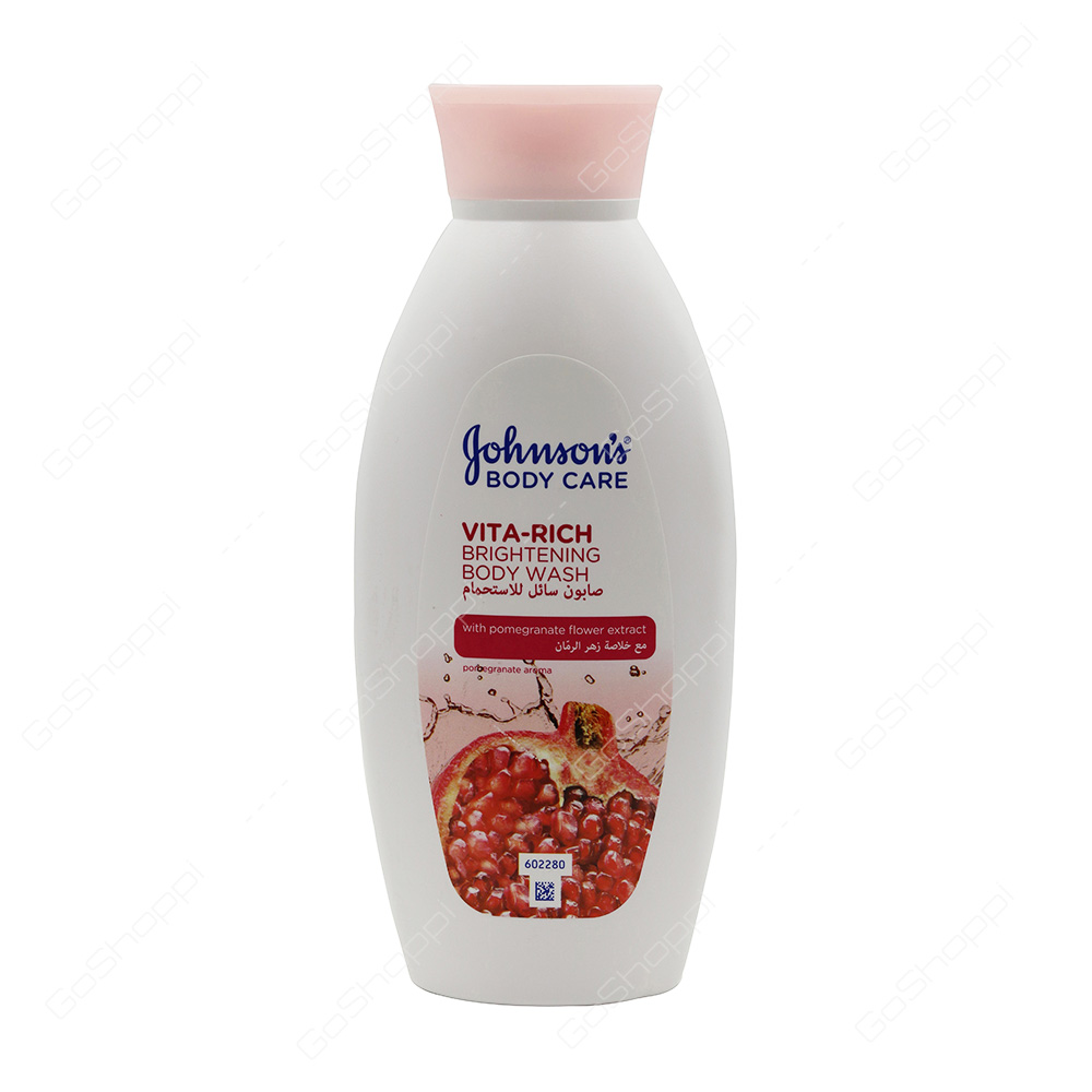 Johnsons Body Care Vita Rich Body Wash with Pomegranate Flower Extract 400 ml