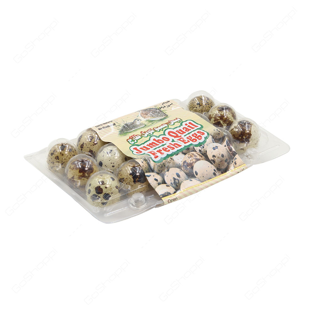 Jumbo Quail Fresh Eggs 15 pcs