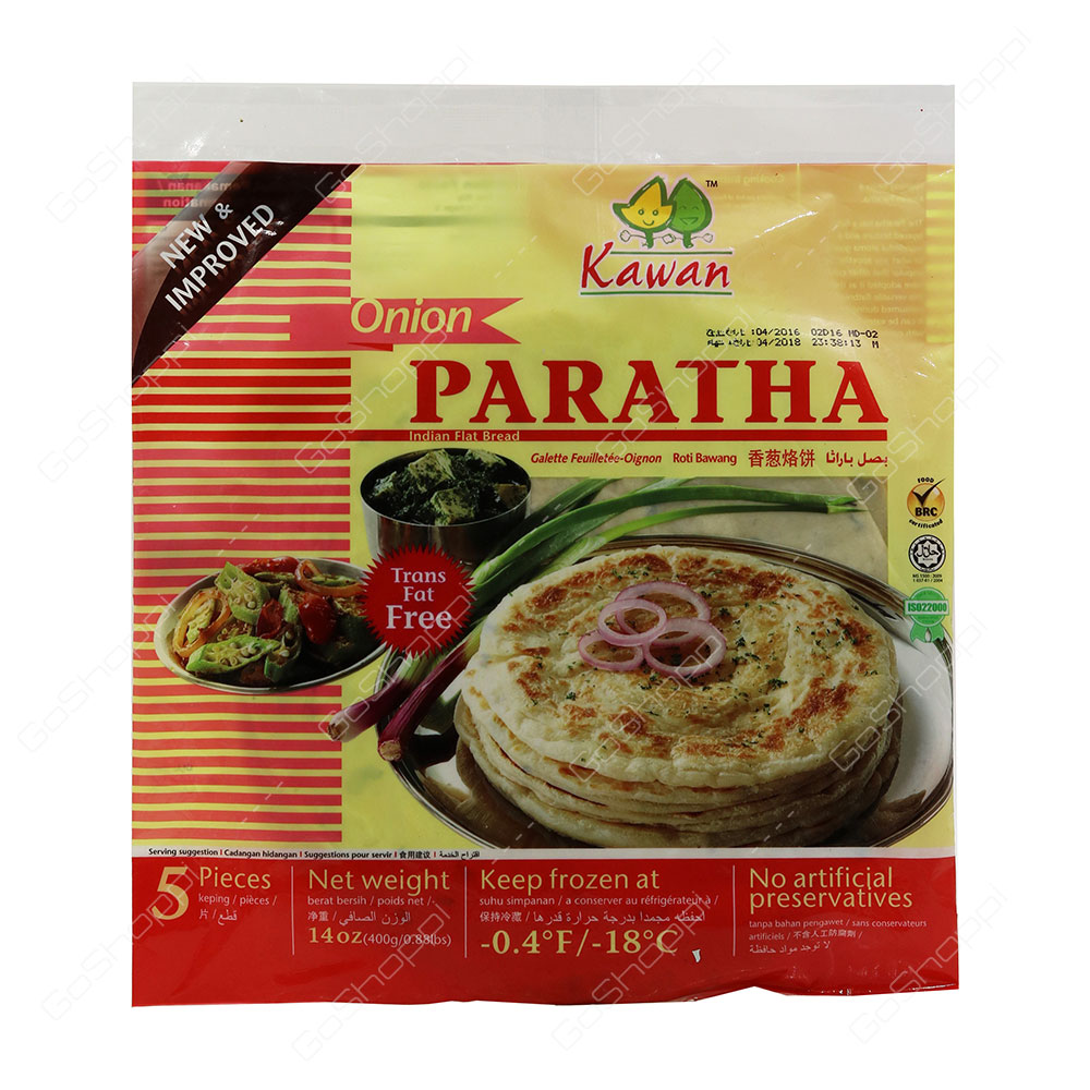 Kawan Onion Paratha Trans Fat Free 5 pcs