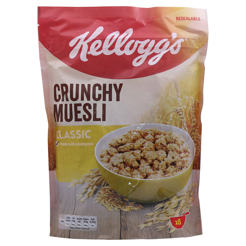 Kelloggs Crunchy Muesli Classic 380g