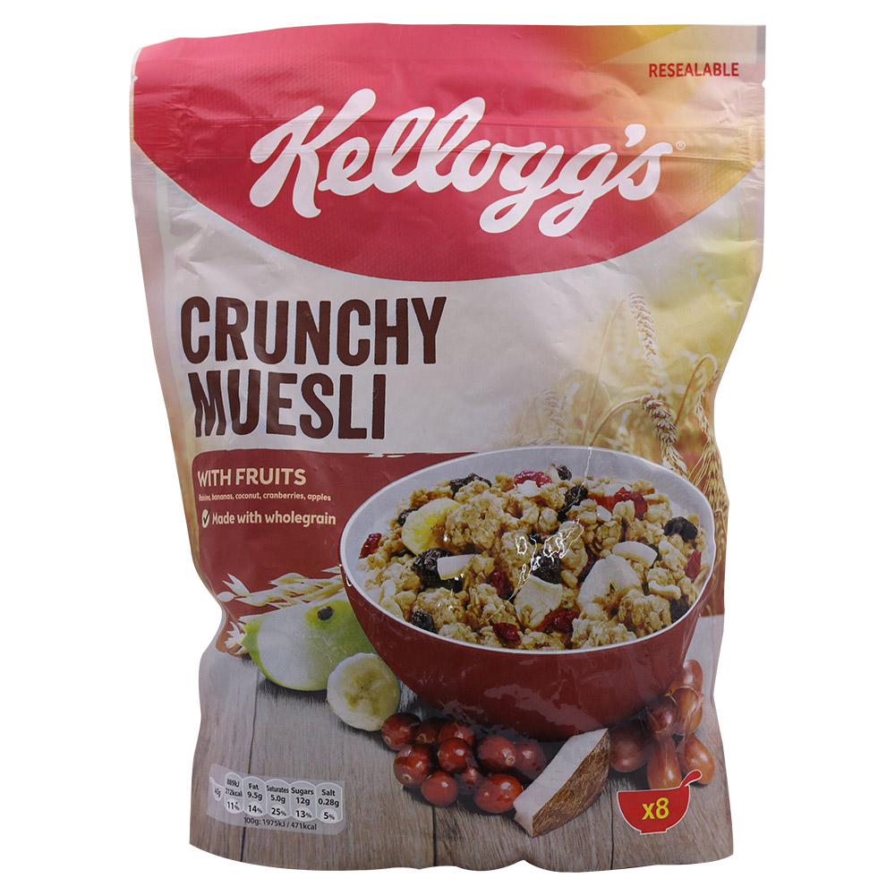 Kelloggs Crunchy Muesli With Fruits 380g