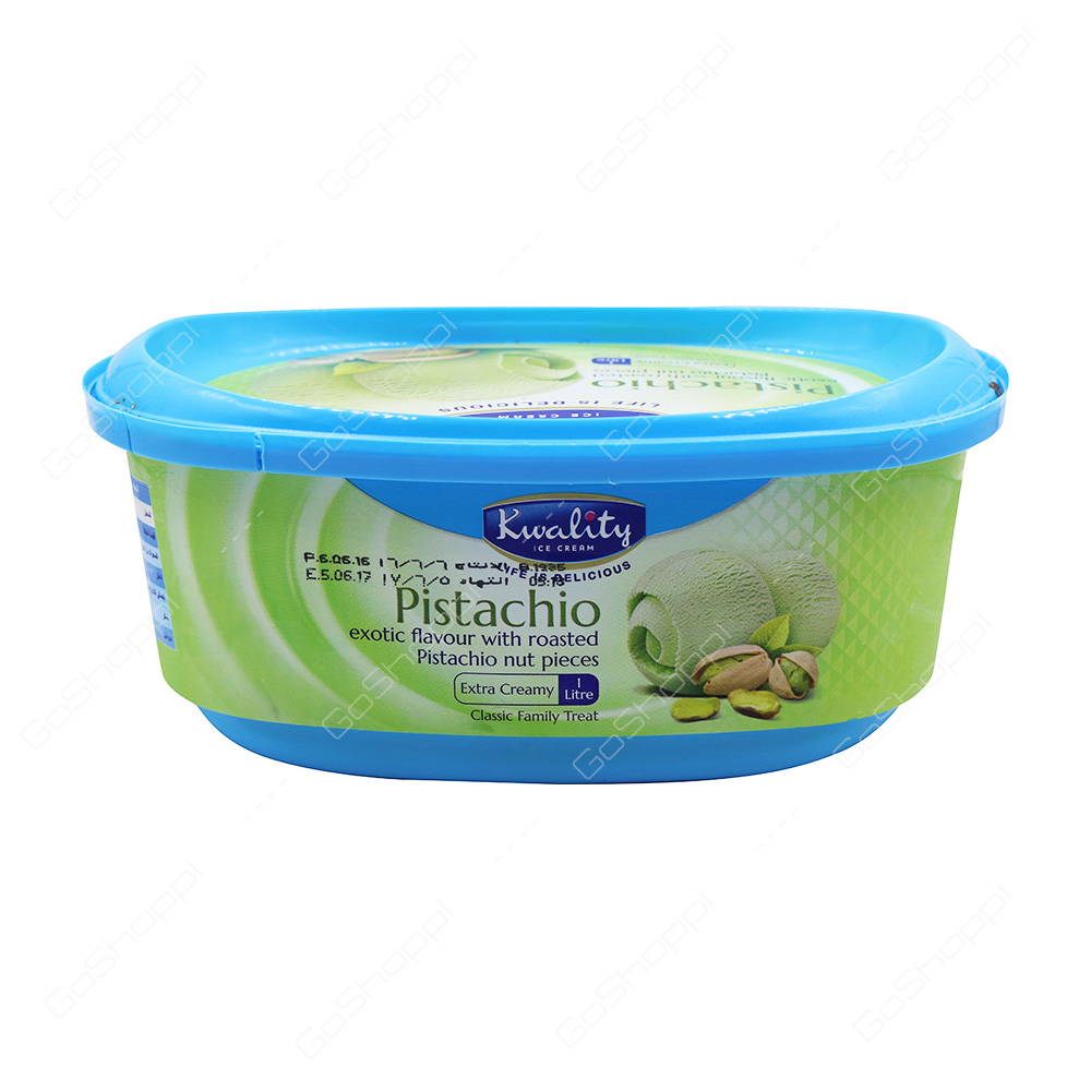 Kwality Pistachio Icecream 1 l