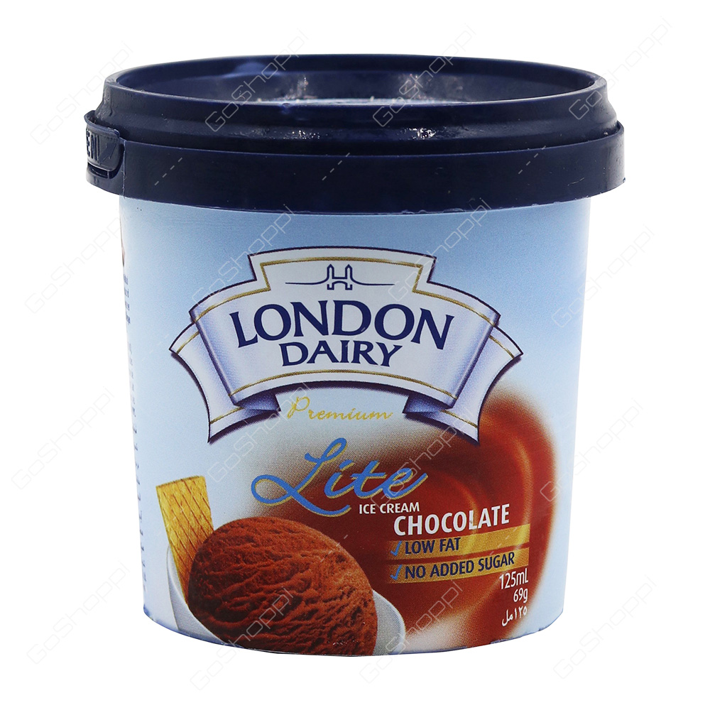 London Dairy Premium Lite Icecream Chocolate 125 ml