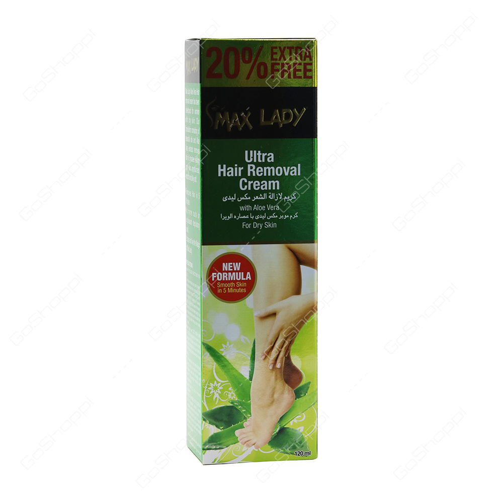 Max Lady Ultra Hair Removal Cream Aloe Vera 120 ml