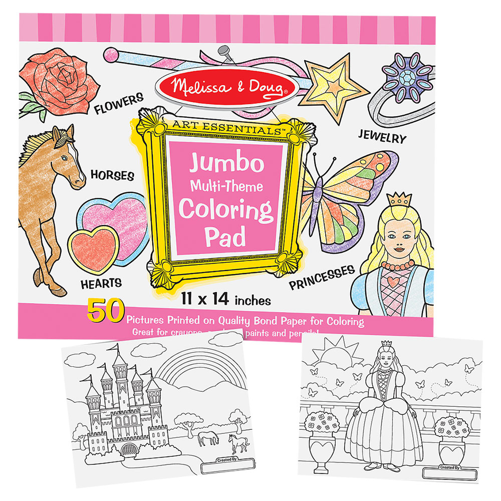 Melissa And Doug Jumbo 50Page Kids' Coloring Pad Buy Online