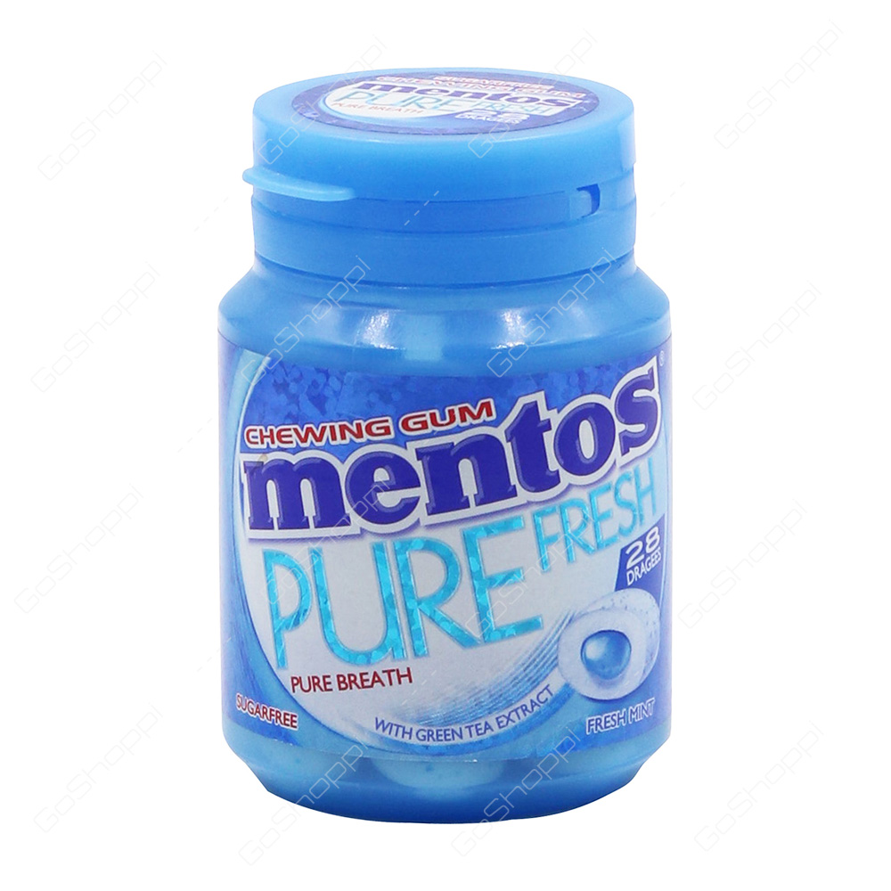 Mentos Pure Fresh Chewing Gum Fresh Mint 28 pcs