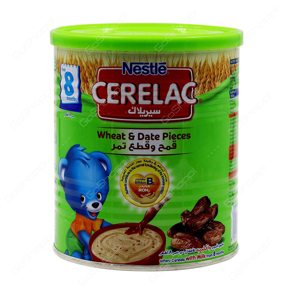 Nestle Cerelac Wheat And Dates Pieces From 8 Months 400 g