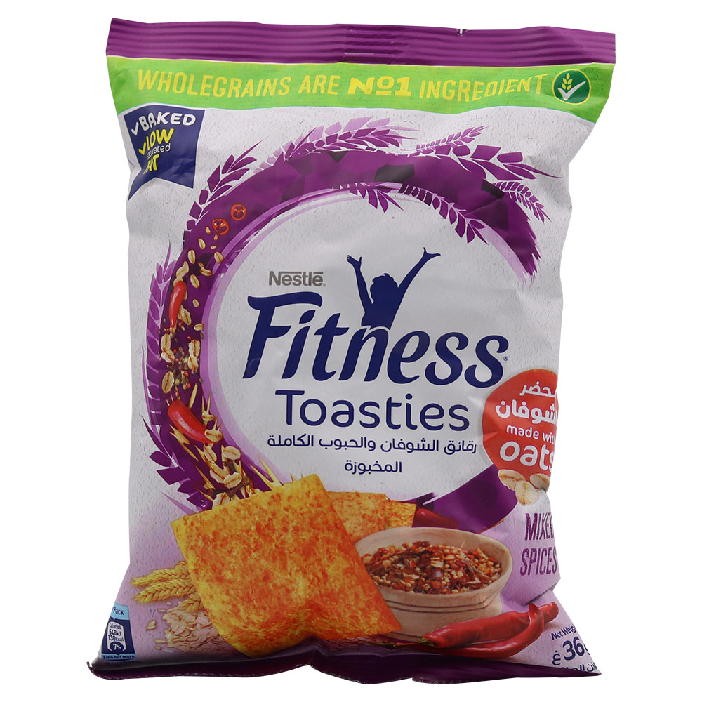 Nestle Fitness Toasties Mixed Spices 36g