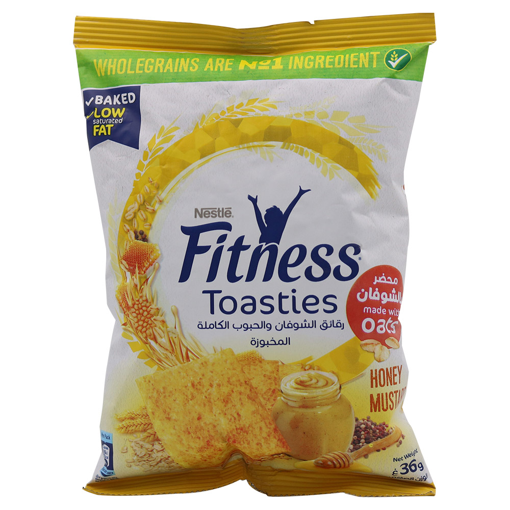 Nestle Fitness Toasties With Honey Mustard 36g