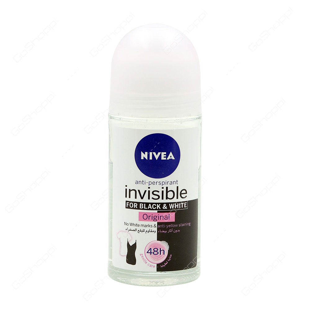 Nivea Invisible For Black And White Orignal Anti Perspirant 50 ml