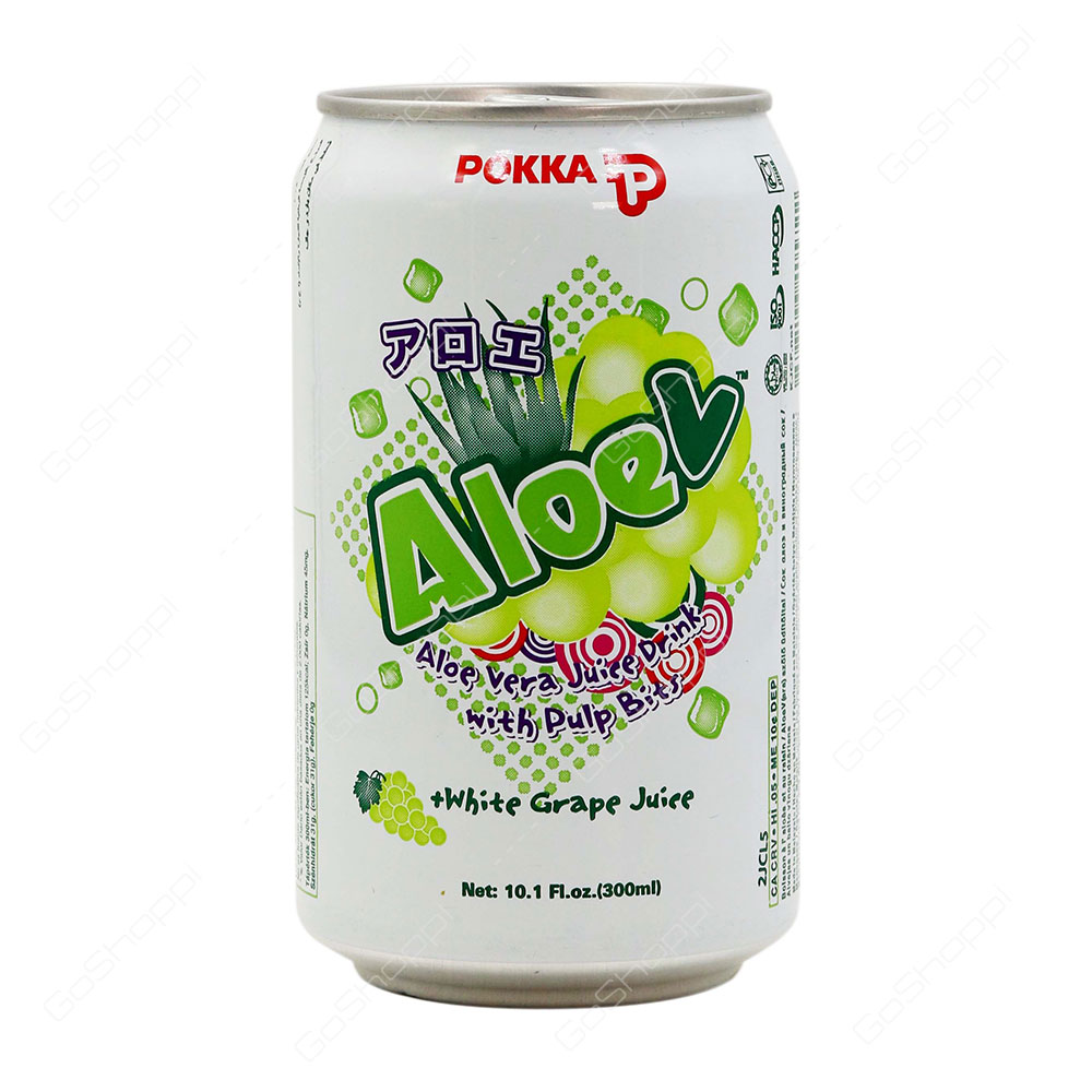 Pokka Aloe V White Grape Juice 300 ml