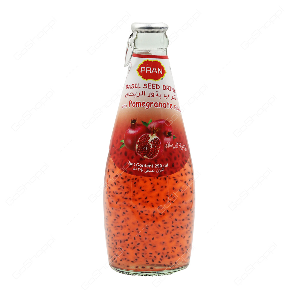 Pran Basil Seed Drink Pomegranate Flavour 290 ml