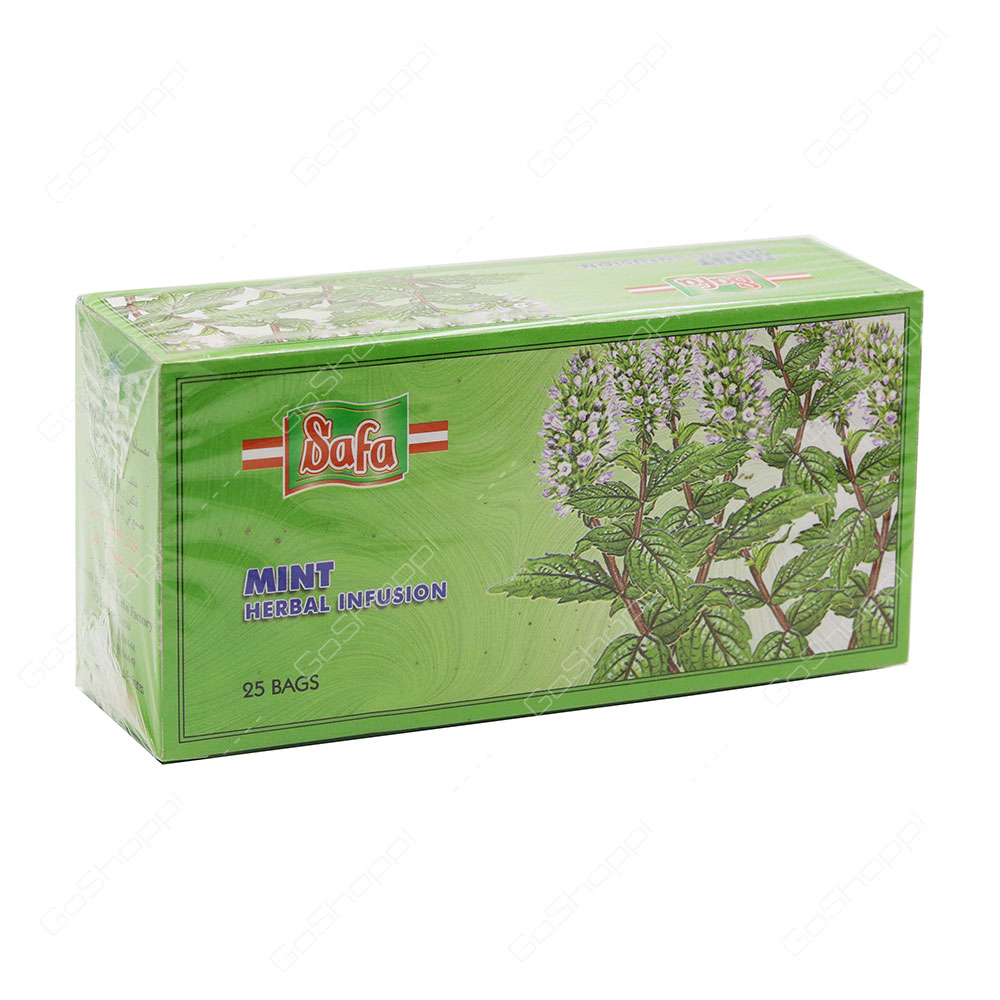 Safa Mint Herbal Infusion Tea Bags 25 Bags