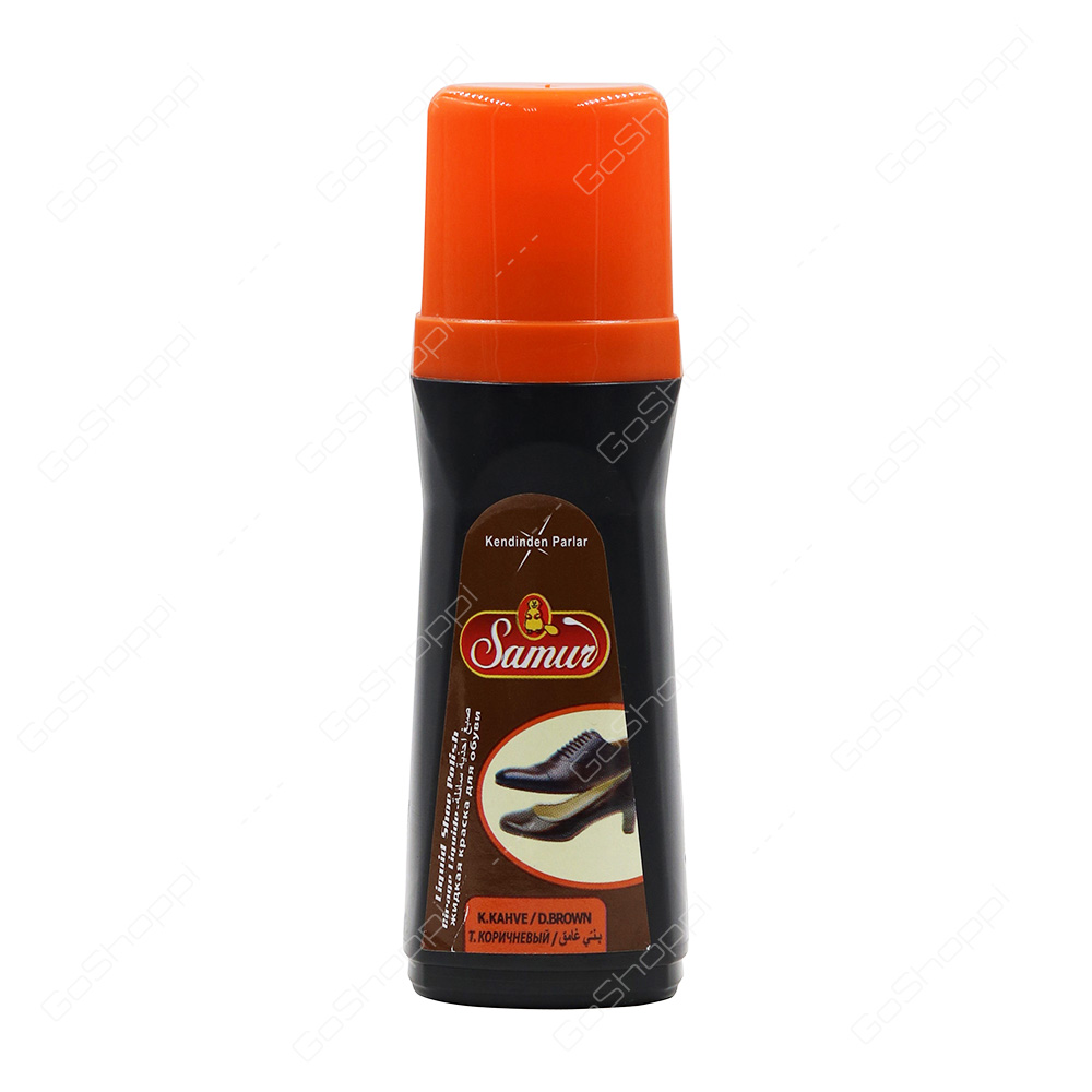 Samur Liquid Shoe Polish Dark Brown 1 pcs