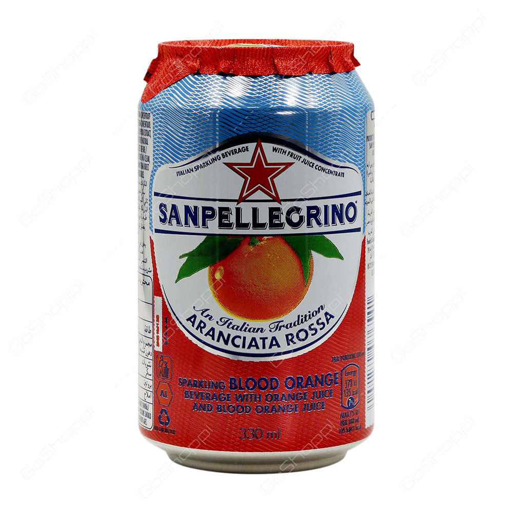 Sanpellegrino Aranciata Rossa Sparkling Blood Orange Beverage 330 ml