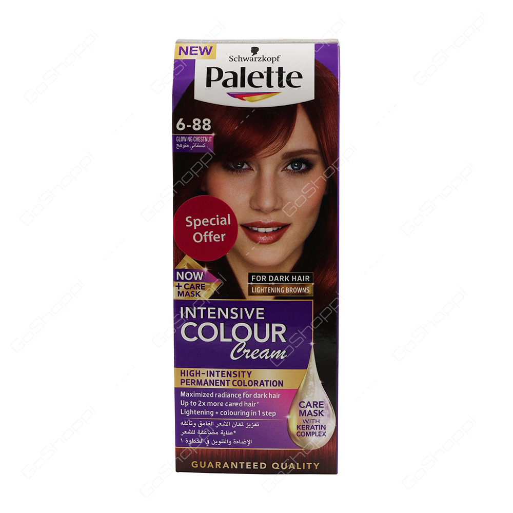 Schwarzkopf Palette Intensive Colour Cream Glowing Chestnut 1 Pack