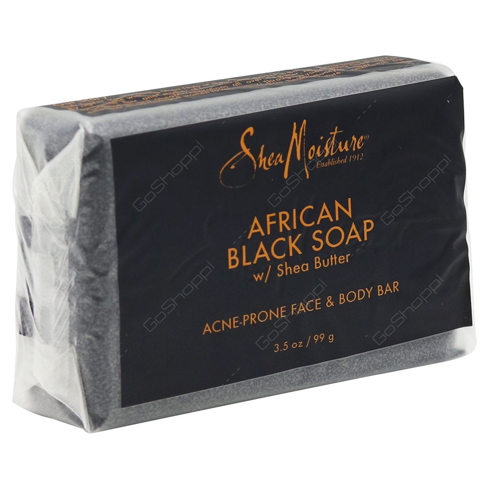 Shea Moisture African Black Soap Acne Prone Face Body Bar 99g Buy   Shea Moisture African Black Soap Acne Prone Face And Body Bar 99g 1 