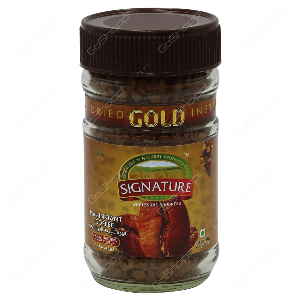 Signature Gold Pure Instant Coffee 50 G Buy Online