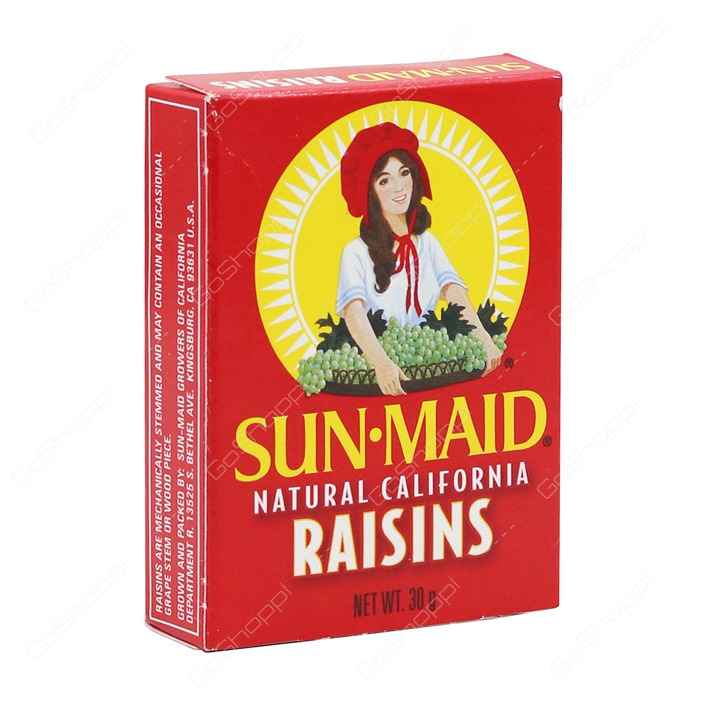 SunMaid Natural California Raisins 30 g