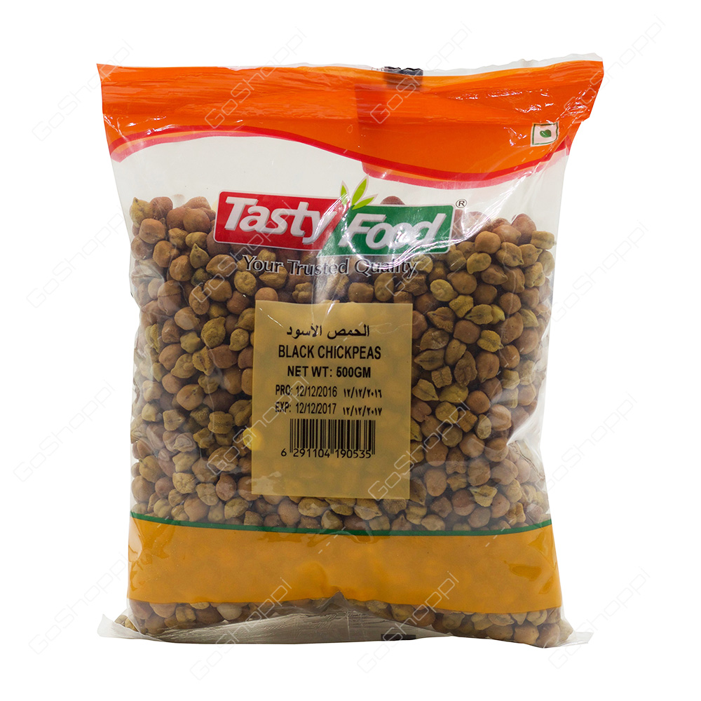 Tasty Food Black Chickpeas 500 g