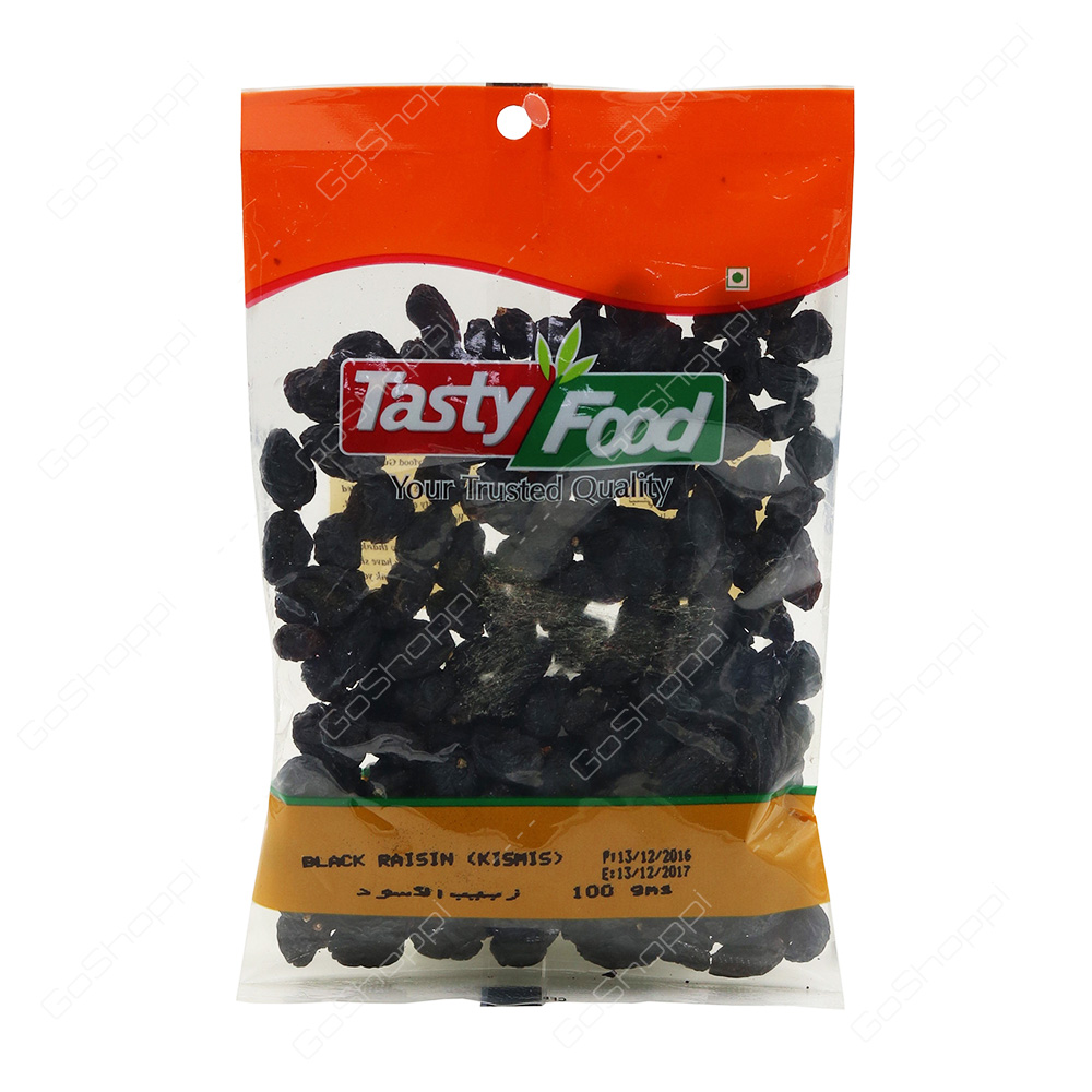 Tasty Food Black Raisins 100 g