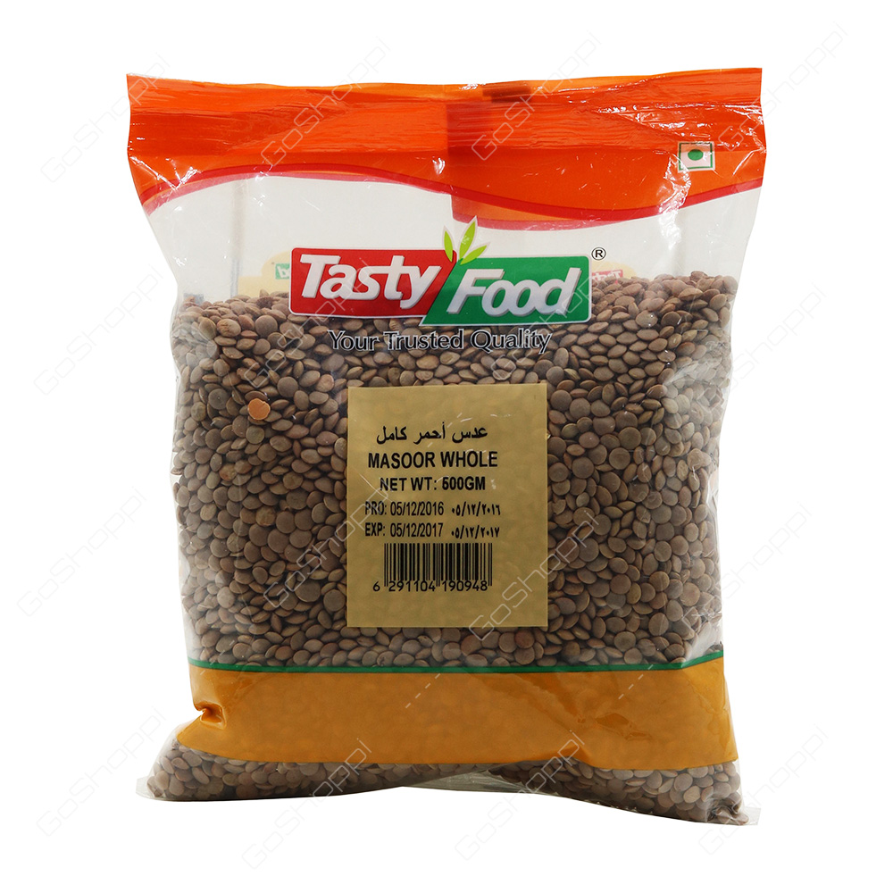 Tasty Food Masoor Whole 500 g