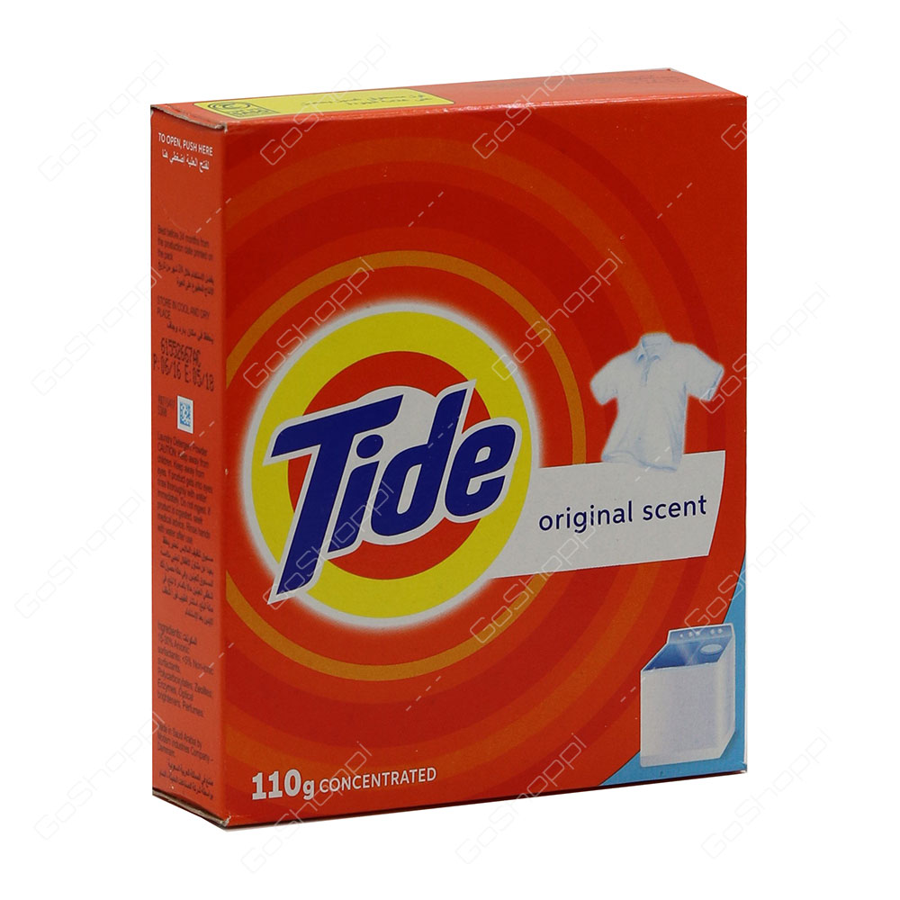 Tide Original Scent Concentrated Top Load Washing Powder 110 g - Buy Online