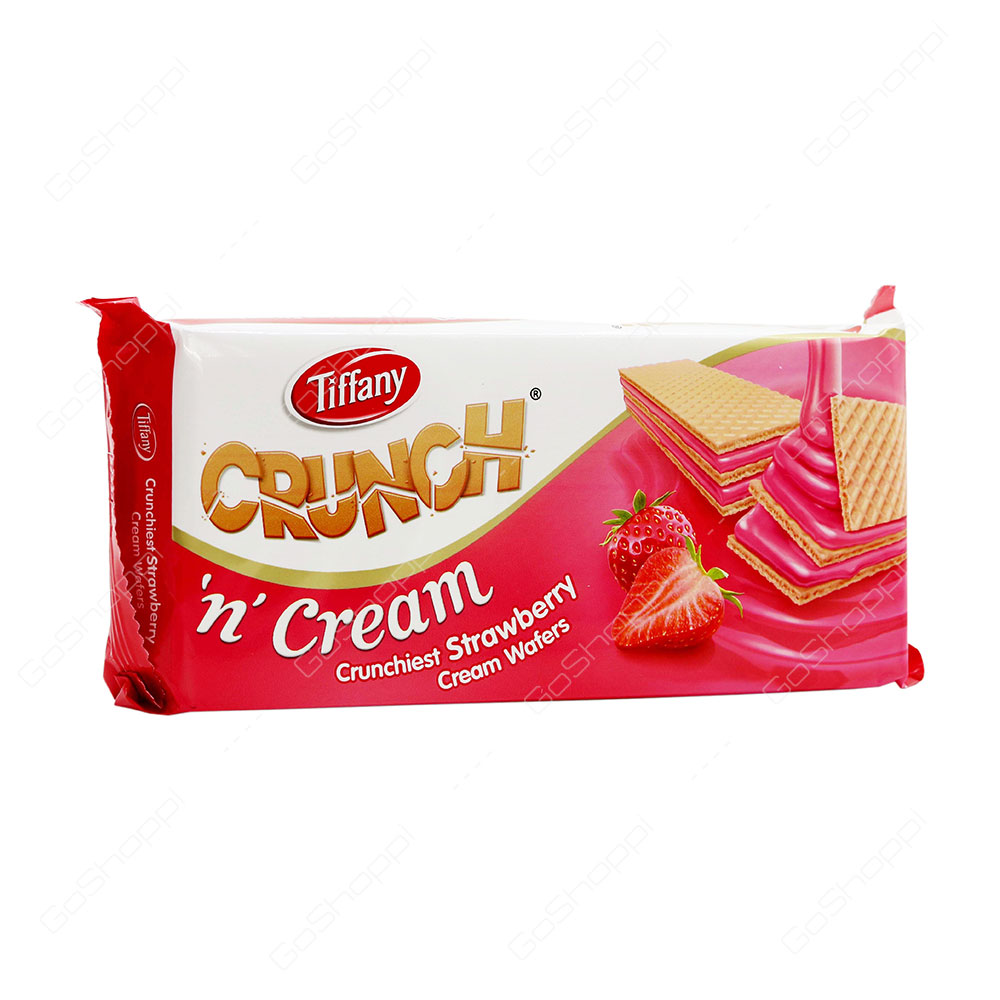 Tiffany Crunch n Cream Strawberry Cream Wafers 153 g