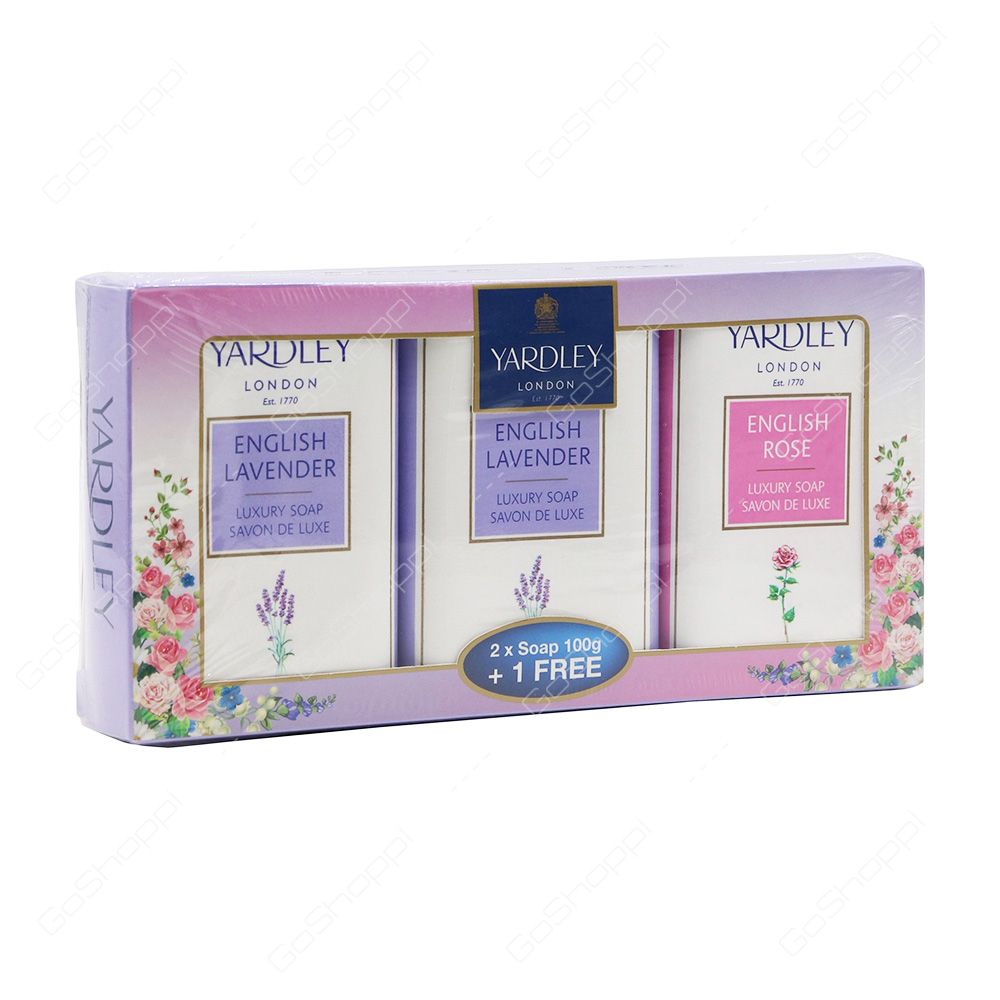 Yardley Soap Assorted 3X100 g