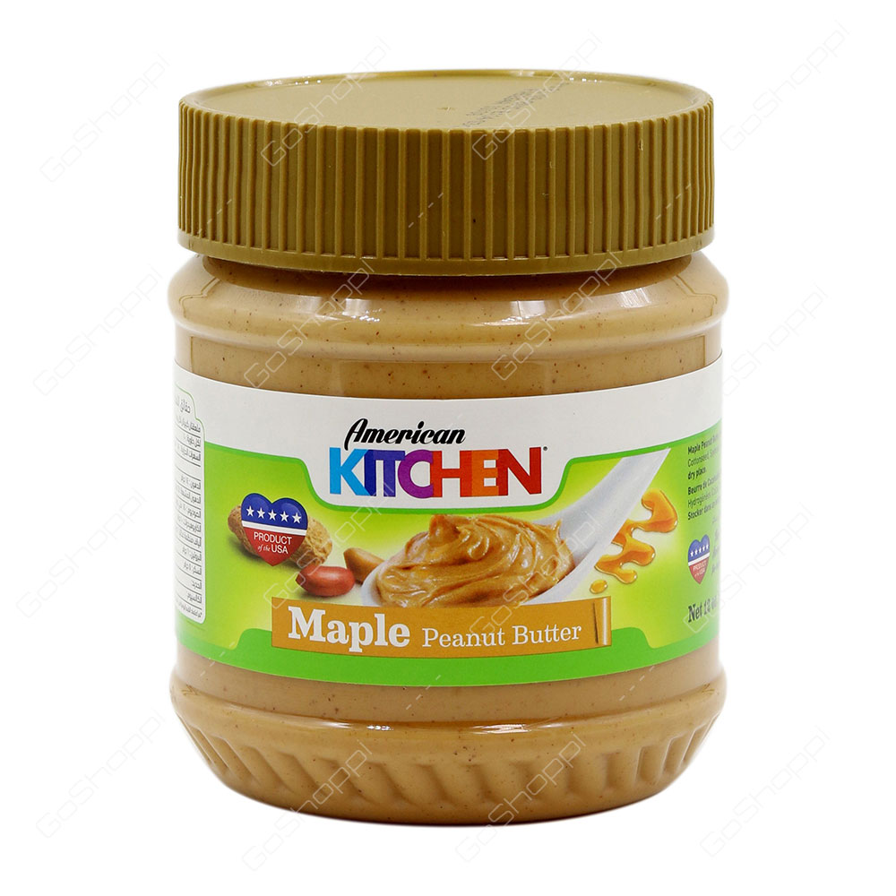 American Kitchen Maple Peanut Butter 340 g