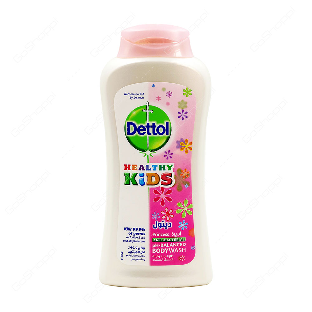 Dettol Healthy Kids Princess Anti Bacterial PH Balanced Bodywash 250 ml