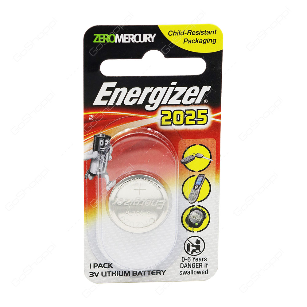 Energizer Zero Mercury 2025 3V Lithium Battery 1 Pack