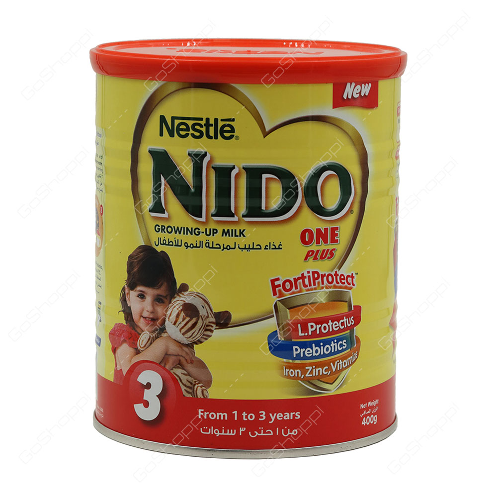 Nestle Nido One Plus From 1 To 3 Years 400 g - Buy Online