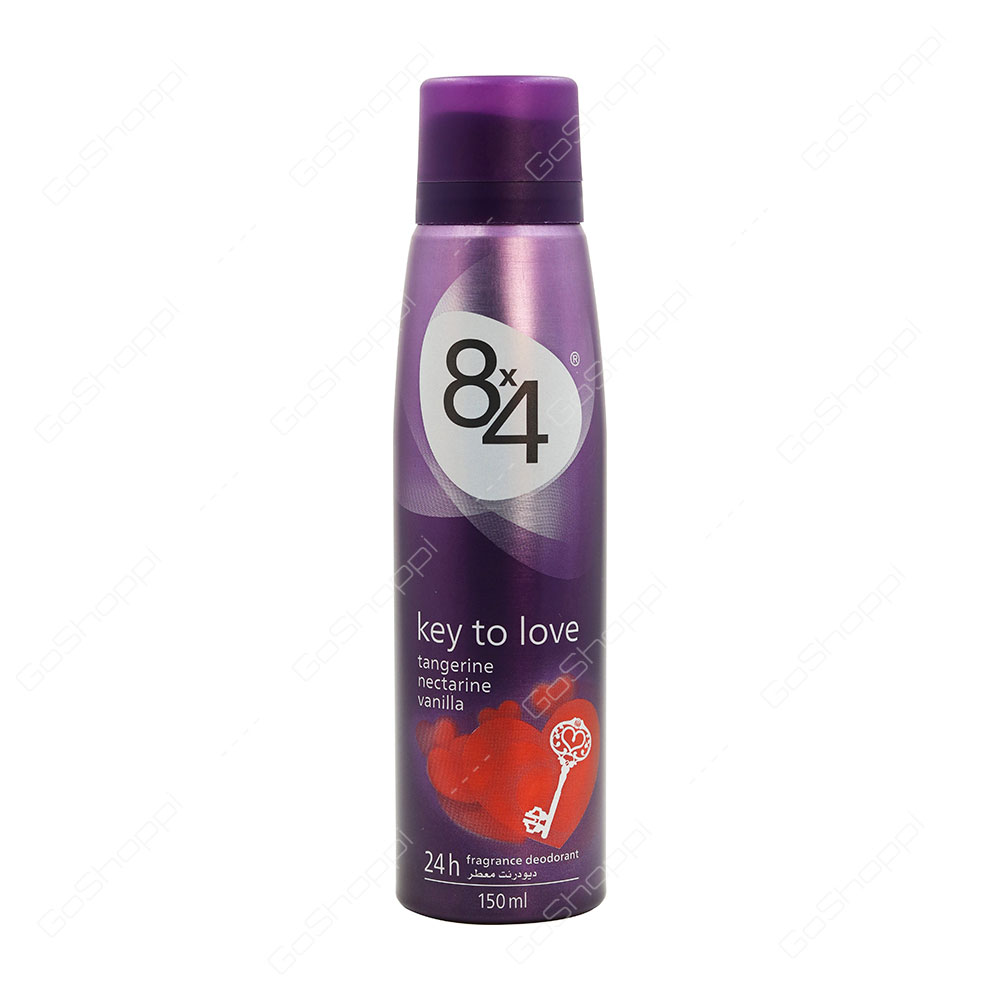 8X4 Key To Love Fragrance Deodorant 150 ml