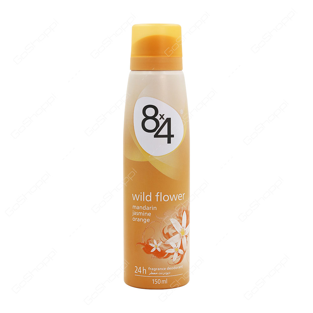 8X4 Wild Flower Fragrance Deodorant 150 ml