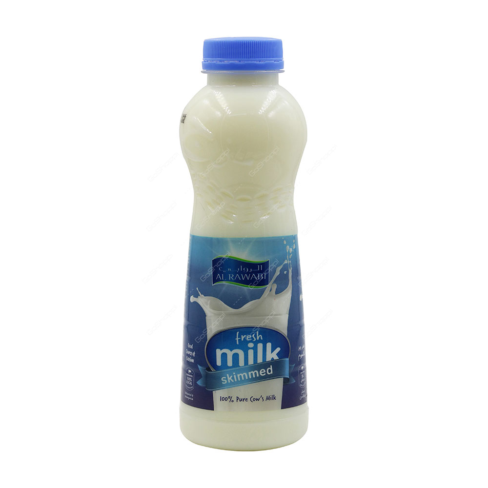 Al Rawabi Fresh Milk Skimmed 500 ml